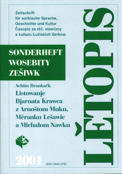 Cover von  Listowanje Bjarnata Krawca z Arnoštom Muku, Měranku Lešawic a Michałom Nawku 