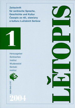 Cover von  Lětopis Zeitschrift für sorbische Sprache, Geschichte und Kultur
Gesamtband 51