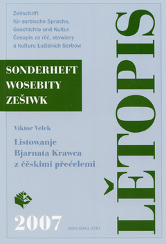 Cover von  Listowanje Bjarnata Krawca z čěskimi přećelemi 