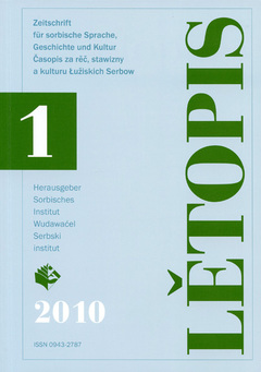 Cover von  Lětopis Zeitschrift für sorbische Sprache, Geschichte und Kultur
Gesamtband 57