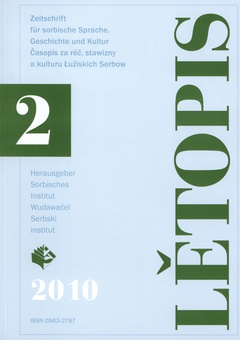 Cover von  Lětopis Zeitschrift für sorbische Sprache, Geschichte und Kultur
Gesamtband 57