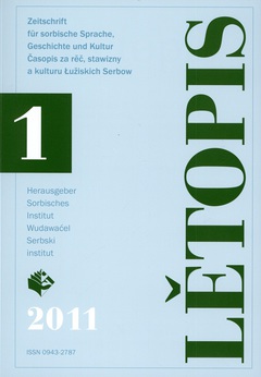 Cover von  Lětopis Zeitschrift für sorbische Sprache, Geschichte und Kultur
Gesamtband 58