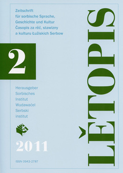 Cover von  Lětopis Zeitschrift für sorbische Sprache, Geschichte und Kultur
Gesamtband 58