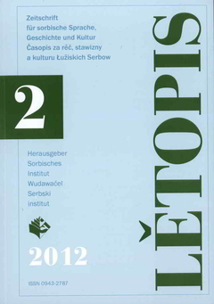 Cover von  Lětopis Zeitschrift für sorbische Sprache, Geschichte und Kultur
Gesamtband 59