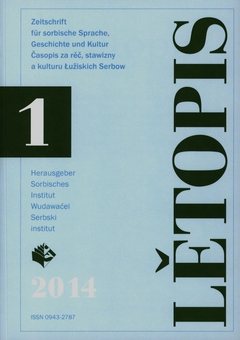 Cover von  Lětopis Zeitschrift für sorbische Sprache, Geschichte und Kultur
Gesamtband 61