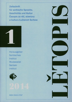 Cover von  Lětopis Zeitschrift für sorbische Sprache, Geschichte und Kultur
Gesamtband 61