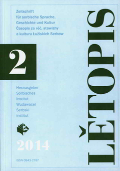 Cover von  Lětopis Zeitschrift für sorbische Sprache, Geschichte und Kultur
Gesamtband 61