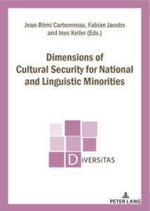 Cover von Dimensions of Cultural Security for National and Linguistic Minorities German