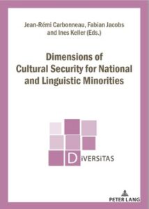 Cover von Dimensions of Cultural Security for National and Linguistic Minorities