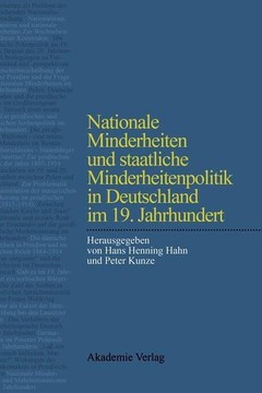 Cover von  Nationale Minderheiten und staatliche Minderheitenpolitik in Deutschland im 19. Jahrhundert 