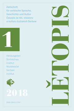 Cover von  Lětopis Zeitschrift für sorbische Sprache, Geschichte und Kultur
Gesamtband 65

Online bei www.ceeol.com