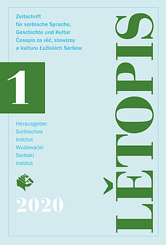 Cover von  Lětopis Zeitschrift für sorbische Sprache, Geschichte und Kultur
Gesamtband 67