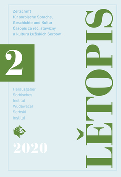 Cover von  Lětopis Zeitschrift für sorbische Sprache, Geschichte und Kultur
Gesamtband 67