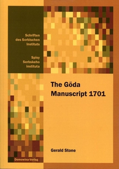 Cover von   The Göda Manuscript 1701 A Source for the History of the Sorbian Language