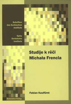 Cover von  Studije k rěči Michała Frencla 