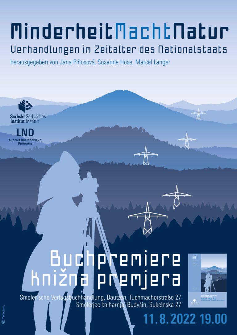 Plakat zur Buchpremiere © Serbski institut (2022)