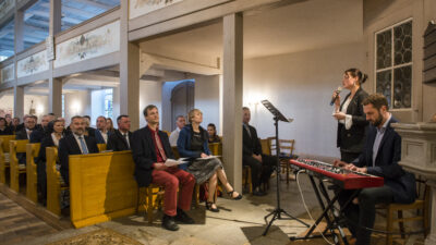 Zur Preisverleihung des Zejler-Preises 2022 in der Lohsaer Kirche © Matthias Bulang (2022)