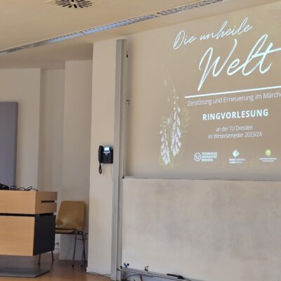 Susanne Hose eröffnet die Ringvorlesung in Dresden © TU Dresden (2023)