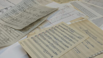 Muzikalije ze zawostajenstwa Jura Mětška © SLUB Drježdźany, Ramona Ahlers-Bergner