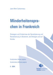 Cover von Minderheitensprachen in Frankreich