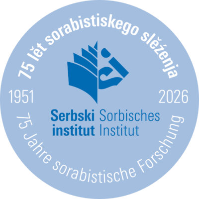 Jubiläumslogo 2026: Sorbisches Institut / Serbski institut