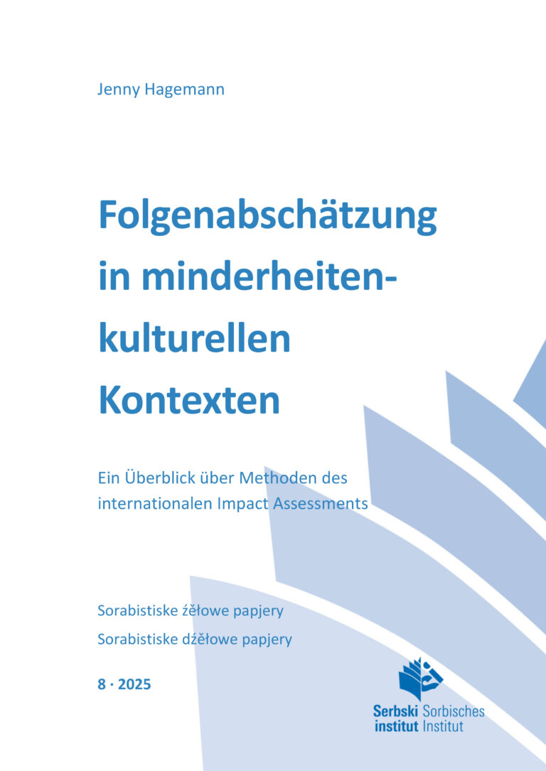 Cover von  Folgenabschätzung in minderheitenkulturellen Kontexten Ein Überblick über Methoden des internationalen Impact Assessments