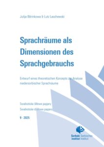 Cover von Heft 9: Sprachräume als Dimensionen des Sprachgebrauchs