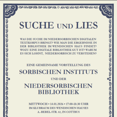 Flyer zur Veranstaltung 