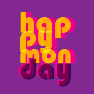 Happy Monday logo za lěto 2026