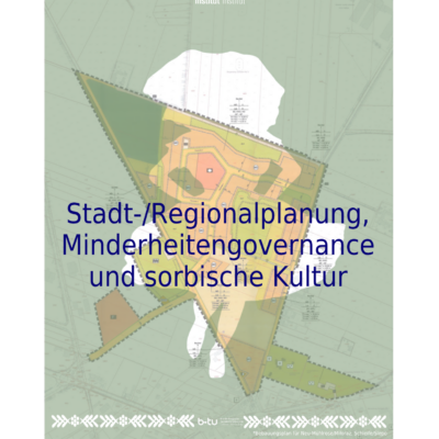 Poster zur Tagung Stadt-/Regionalplanung, Minderheitengovernance und sorbische Kultur