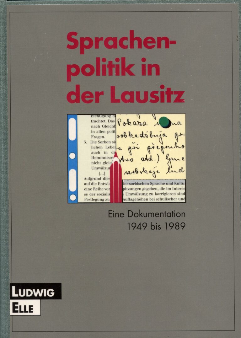 Cover von  Sprachenpolitik in der Lausitz Eine Dokumentation 1949–1989